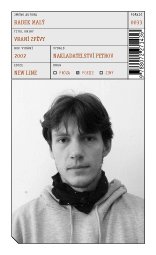 Vítězem Ceny Jiřího Ortena 2003 se stal Vítězem Ceny Jiřího Ortena 2003 se stal